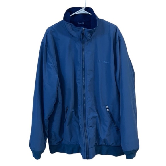 L.L. Bean Blue Jacket Three Season Mens Size XLFleece Lined Full Zip Gorpcore